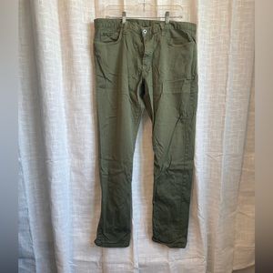 Green Flint & Tinder Chinos 36 Slim Fit